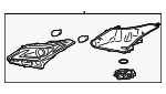 811500E271 - Electrical: Headlamp Assembly for Lexus: RX350, RX450h Image