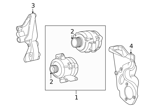 Alternator/Generator & Related Components for 1999 Ford F-250 Super Duty #0