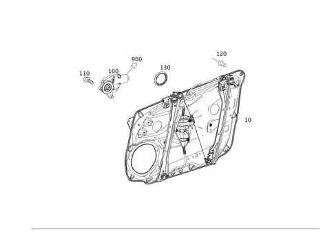 Window Lifter for 2012 Mercedes-Benz GLK350 #0