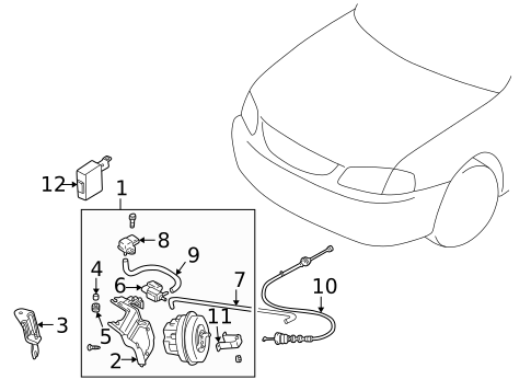 Cruise Control for 1999 Mazda Protege #0