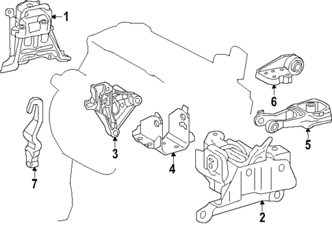 Engine & Trans Mounting for 2025 Toyota Corolla #0