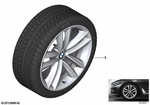 36112414753 - Retrofitting / Conversion / Accessories: Rdc Wheel &amp; Tire Set Winter Ferricgrey for BMW: 640iX, 740eX, 740i, 740iX, 745eX, 750i, 750iX Image image