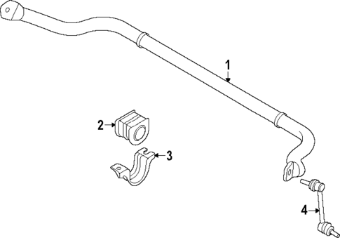 Stabilizer Bar & Components for 2025 Nissan Armada #1