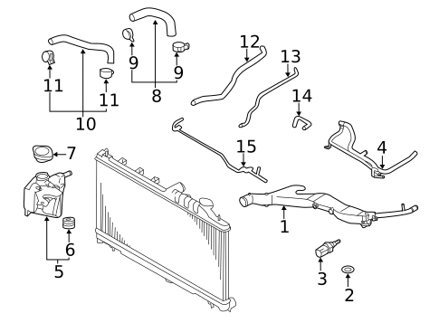 Hoses & Lines for 2014 Subaru Impreza #0