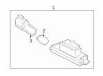 1864305009L - Electrical: License Lmp Bulb for Hyundai Image