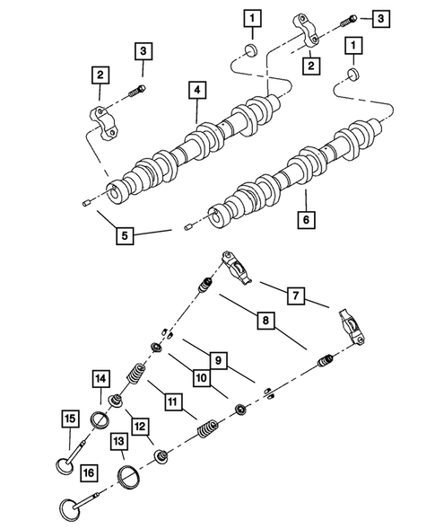 Camshafts & Valves for 2007 Dodge Nitro #0