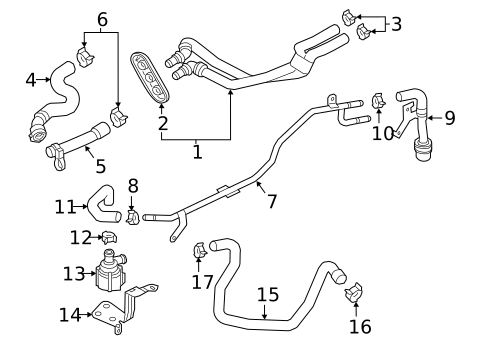 Hoses & Lines for 2023 Audi SQ5 Sportback #0
