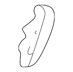 MR384309 - Body: Drip Molding Clip for Mitsubishi Image