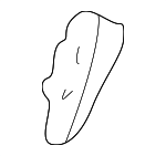 MR384311 - Body: Drip Molding Clip for Mitsubishi Image