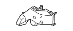 7801B382 - HVAC: Lower Duct for Mitsubishi: Outlander, Outlander PHEV Image