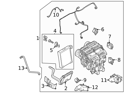 Evaporator & Heater Components for 2025 Mitsubishi Outlander #0