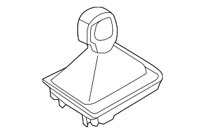 5G1713203JUMF - Body: Shift Knob for Volkswagen: Golf, Golf Alltrack, Golf SportWagen Image