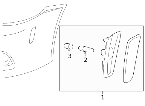 Side Marker Lamps for 2009 Pontiac G8 #0