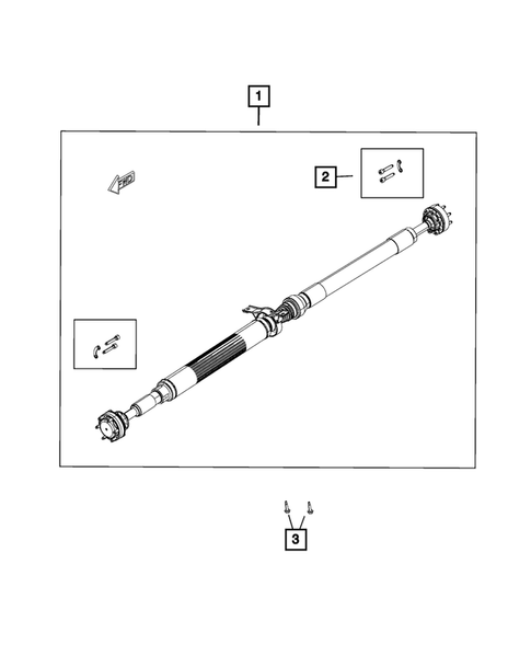 Drive Shaft for 2017 Dodge Charger #0