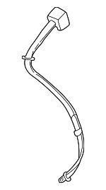 88898971 - Electrical: Center Seat Belt for Buick: Rendezvous | Pontiac: Aztek Image