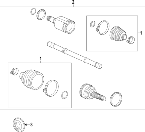 Front Axle for 2023 Buick Encore GX #0