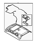 BP8M68030M77 - : Headliner for Mazda: 3 Image