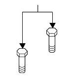 994790625 - Electrical: Bracket Bolt for Mazda Image image