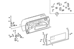 1237206405 - : Door Shell for Mercedes-Benz: 280C, 280CE Image