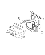 56028352AA - Electrical: Module Bracket for Dodge: Dakota, Durango Image