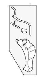45150SA020 - Cooling System: Engine Coolant Reservoir for Subaru Image