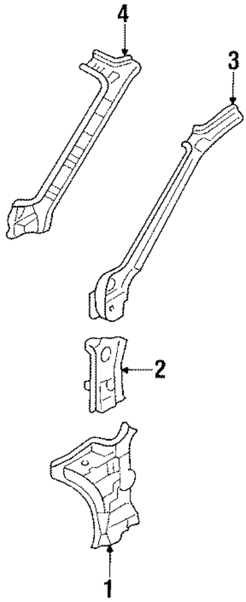 Cowl for 1989 Mazda 626 #0