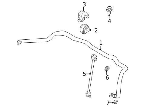 Stabilizer Bar & Components for 2010 BMW X3 #0