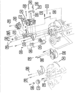 53010252 - Electrical: A/c Compressor Brace for Mopar Image