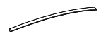 72925T43J11 - Body: Frame Molding for Honda Image