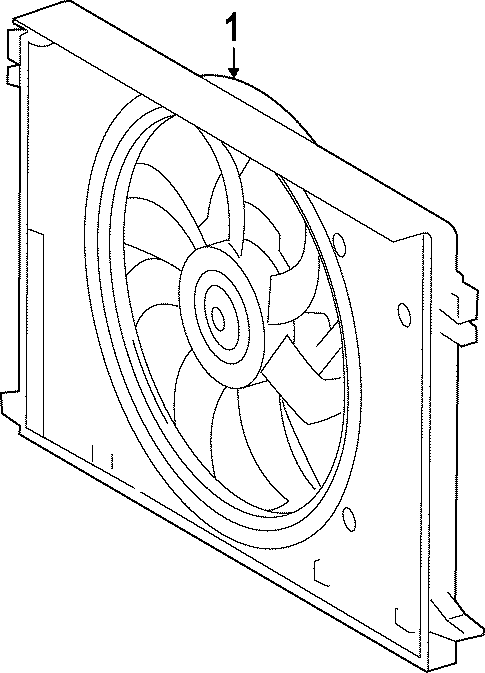 Cooling Fan for 2024 Lexus NX350 #0