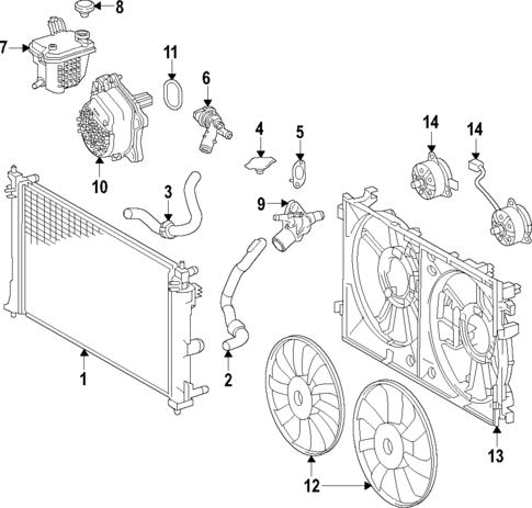Cooling System for 2022 Toyota Corolla #0