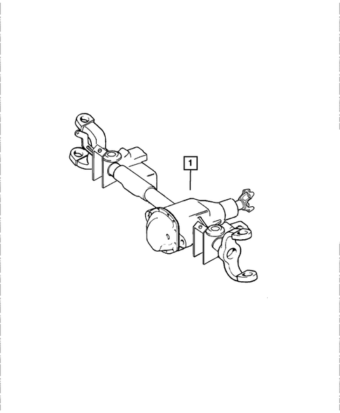 Front Axle Assembly for 2002 Dodge Ram 2500 #0