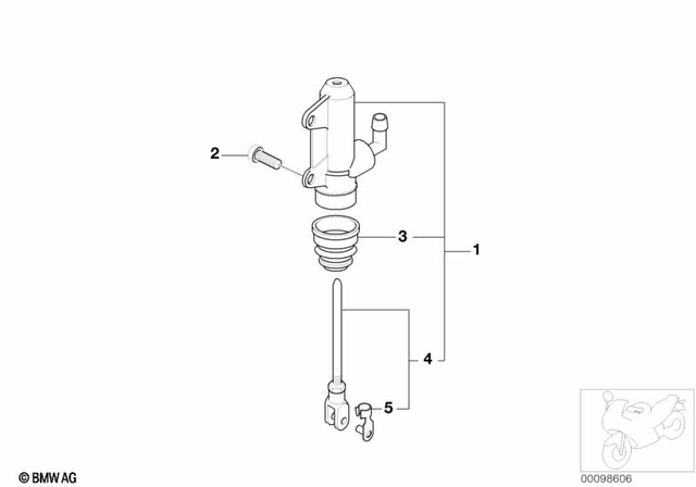 46717652006 - Brakes: Brake Master Cylinder - D=15.87 for BMW-Motorrad Image