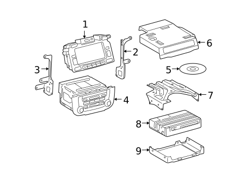 Navigation System for 2007 Toyota Highlander #0
