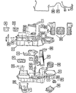 68001424AB - Air Conditioning &amp; Heater: Air Inlet Housing for Mopar Image