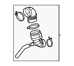 28130T4320 - : 2022-2024 Genesis - Intake Tube for Genesis: G80, G90 Image