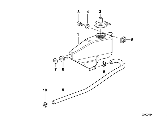 17111465126 - : Expansion Tank            for BMW-Motorrad Image
