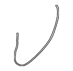 51727390750 - Body: Lower Weather-strip for BMW Image image