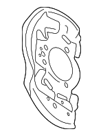 21019231 - Brakes: Splash Shield for Saturn: L100, L200, L300, LS, LS1, LS2, LW1, LW2, LW200, LW300 Image image