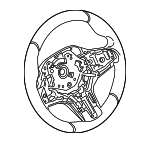 32308094544 - : Steering Wheel for BMW: X3, X4 Image