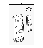 6241033220C2 - : Upper Center Pillar Trim for Lexus: ES250, ES300h, ES350 Image