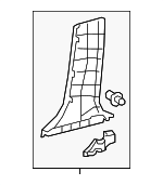 Lower Center Pillar Trim