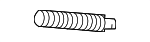 90126A0019 - Exhaust: Exhaust Manifold Stud for Toyota Image