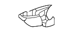 725250E041C0 - Body: Recline Handle for Toyota Image