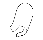 714860E140C0 - Body: Hinge Cover for Toyota: Grand Highlander Image