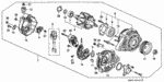 31105PR7A01 - Engine: HOLDER ASSY., BRUSH for Honda Image