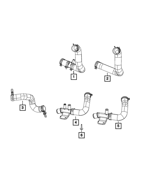 Radiator and Related Parts; Charge Air Cooler for 2023 Jeep Gladiator #2