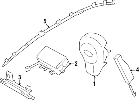 Air Bag Components for 2025 Subaru WRX #1