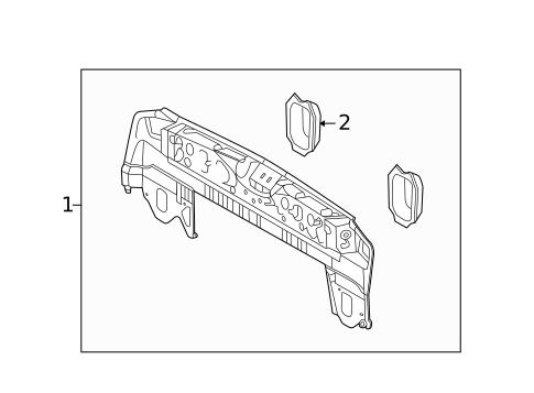 Rear Body for 2012 Lexus RX350 #1