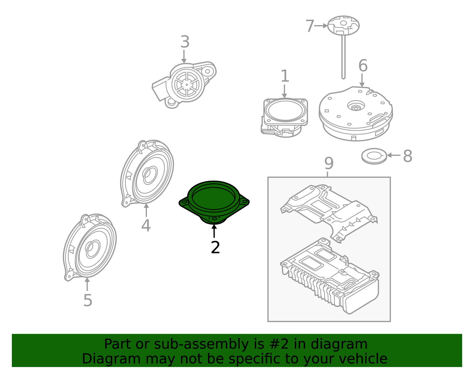 28153-5AA0A - Inst Panel Speaker 2015-2024 Nissan | Official